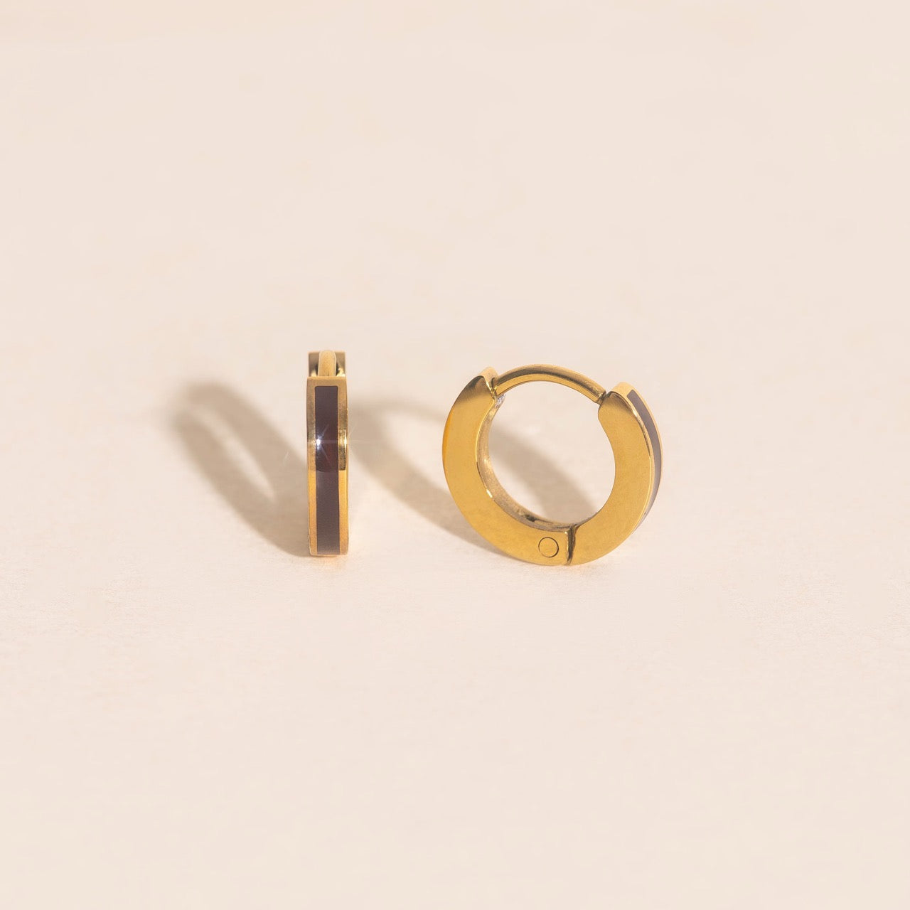Color Tiny Huggie Hoop Earrings