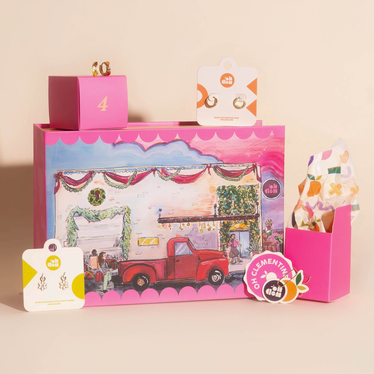Kids Mystery Jewelry Advent Calendar Box (12-piece)
