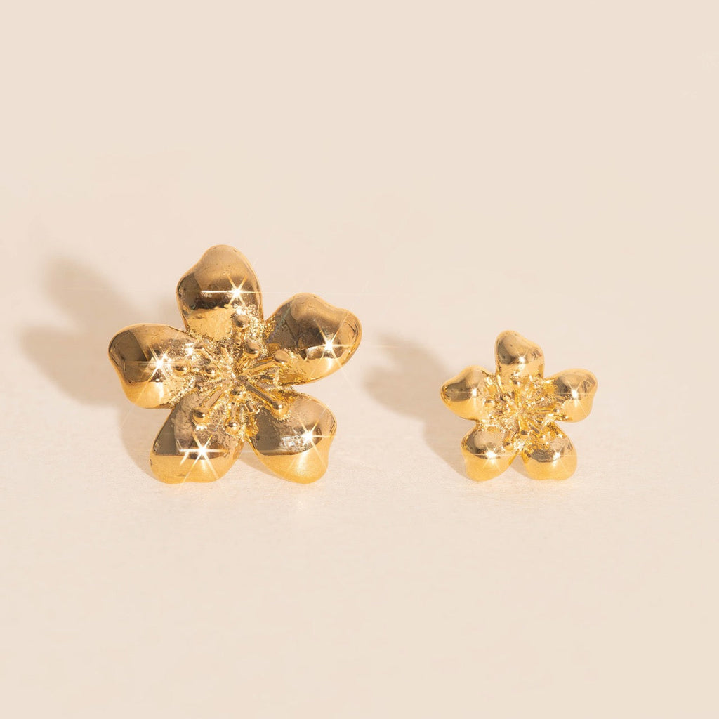 Hibiscus Stud Earrings