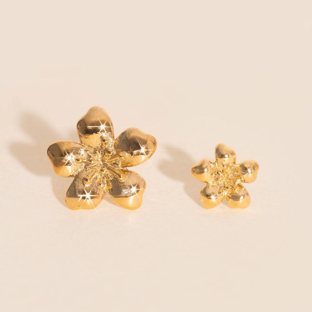 Hibiscus Stud Earrings